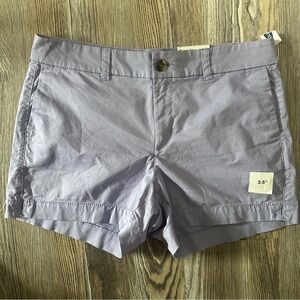 NWT Women’s Old Navy Light Lavender High-Rise Cotton Blend Shorts, size 30